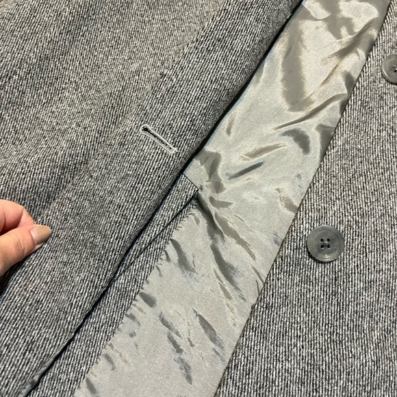 MICHAEL Michael Kors Mixed Media Gray Fur Coat - Size 6 - Picture 5 of 12